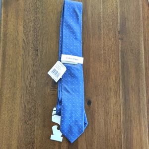Calvin Klein Navy Blue Necktie -New with tags